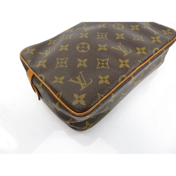 Louis Vuitton Monogram Toiletry Bag in Brown and Gold - Picture 7 of 13